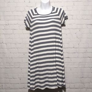 Blue and White Stripe Old Navy Dress